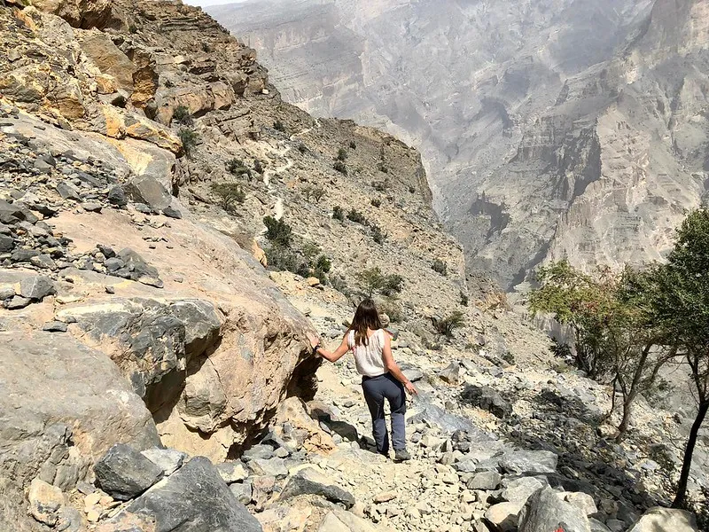 Jebel Shams balkonroute